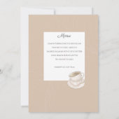 マカスタムザーズデイティーパーティの招待状 招待状 (裏面)