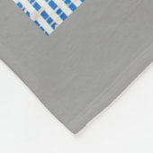 マカスタムザーズデイフォトコラージュピンク/緑/グレー フリースブランケット (角)