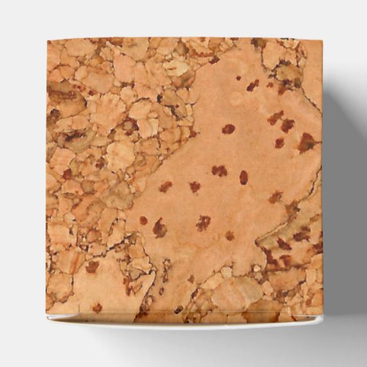 マカダミアコルクバール木目の外観 フェイバーボックス (上部)