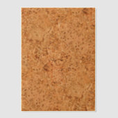 マカダミアコルクバール木目の外観 ベラム紙招待状 (正面)