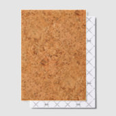 マカダミアコルクバール木目の外観 ベラム紙招待状 (オフセット (招待状))
