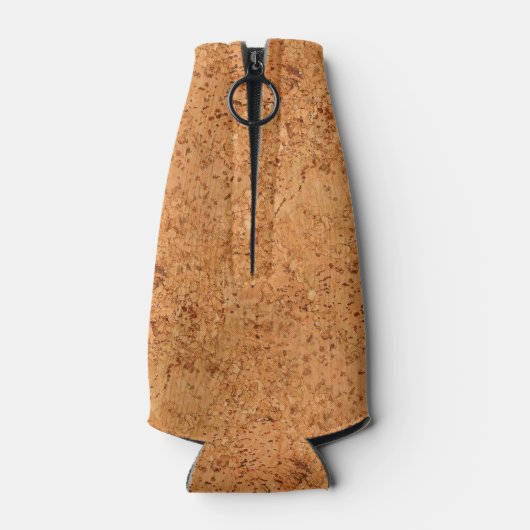 マカダミアコルクバール木目の外観 ボトルクーラー (裏面)