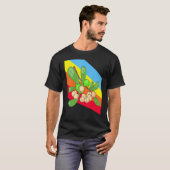 マカダミアナッツ フード ヴィーガン 菜食主義者 Tシャツ (正面フル)
