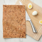 『マカダミア・コルクの木目』 キッチンタオル (四つ折り)