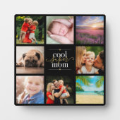 マカッコいいすごいマ8フォトコラージュ黒と金ゴールド フォトプラーク (正面)