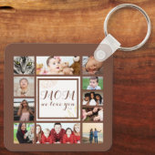マカッコいいマ、愛してるのよ、フォトコラージュ キーホルダー (裏面)