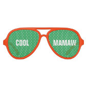 マカッコいいーおばあおもしろいちゃん アビエーターサングラス (正面)