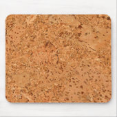 マカデミアのコルクの節玉木穀物の一見 マウスパッド (正面)