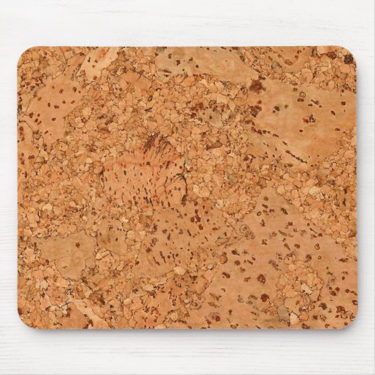 マカデミアのコルクの節玉木穀物の一見 マウスパッド (正面)