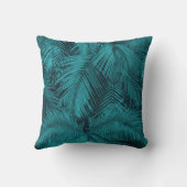 マカナパームハワイアントロピカルスクエアピローズ クッション (裏面)