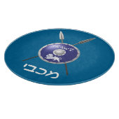 マカビーシールド及び槍 カッティングボード (角)