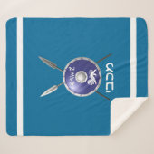 マカビーシールド及び槍 シェルパブランケット (正面(横))