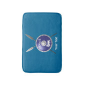 マカビーシールド及び槍 バスマット (正面縦)