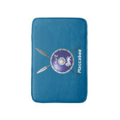 マカビーシールド及び槍 バスマット (正面縦)