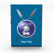 マカビーシールド及び槍 フォトブロック (正面)