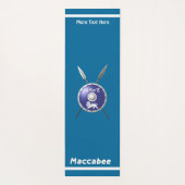 マカビーシールド及び槍 ヨガマット (裏面)