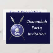 マカビーシールド及び槍 招待状 (正面/裏面)