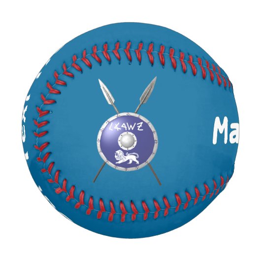 マカビーシールド及び槍 野球ボール (正面左)