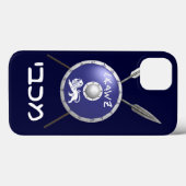 マカビーシールド及び槍 Case-Mate iPhoneケース (裏面 (横))