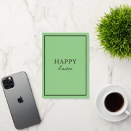 マカフランスのロンハッピーイースターグリーン 箔シーズンカード