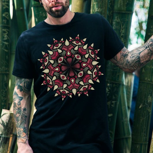 マカブルゴシックピンクブラックホラーサーカス Tシャツ