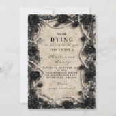 マカブルバラゴシック様式ハロウィーンギャザリング 招待状 (正面)