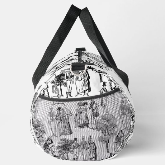 マカブレハロウィンリージェンシースケルトントイレ ダッフルバッグ (右)