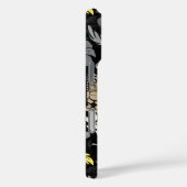 マカプービーチハワイアンろうけつ染めブラックグレー Case-Mate iPhoneケース (裏面 / 右)