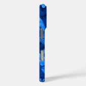 マカプービーチハワイアンろうけつ染めブルー Case-Mate iPhoneケース (裏面 / 右)