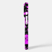 マカプービーチハワイアンろうけつ染めマゼンタブラック Case-Mate iPhoneケース (裏面 / 左)