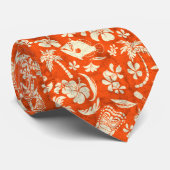 マカプービーチハワイアントロピカルティキろうけつ染め ネクタイ (ロール)