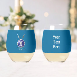 マカベの盾と槍 ステムなしワイングラス