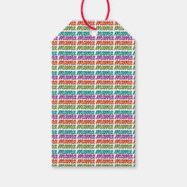 マカラフルマ抱き枕 ギフトタグ