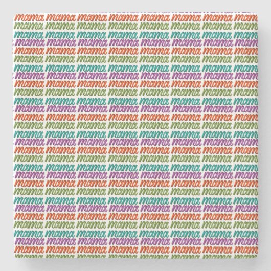 マカラフルマ抱き枕 ストーンコースター (正面)