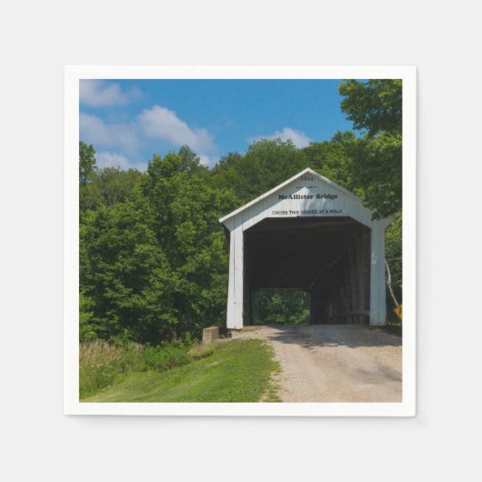 マカリスター橋 スタンダードカクテルナプキン (正面)