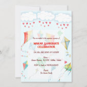 マカルサンクランティお祝い招待状 招待状 (正面)