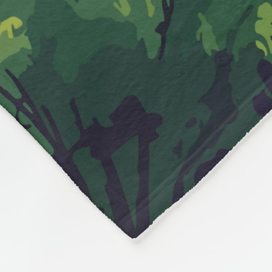 マカルスカクロアチアイラストレーショントラベルアートヴィンテージ フリースブランケット (角)