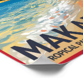 マカルスカクロアチアトラベルアートヴィンテージ ポスター (角)