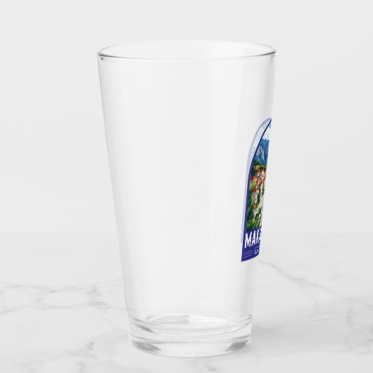 マカルスカクロアチア旅行アートエンブレム タンブラーグラス (右)