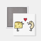 マカロニとチーズマグネット マグネット (正面/裏面)