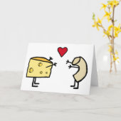 マカロニとチーズ カード (黄色い花)