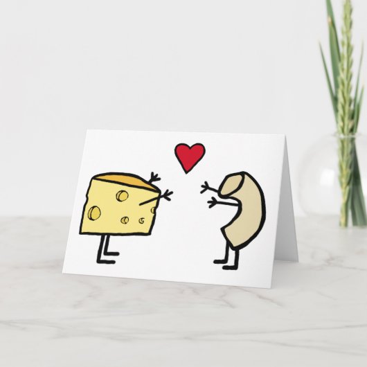 マカロニとチーズ カード (正面)