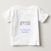 マカロニのMunchkinの子供のTシャツ ベビーTシャツ (裏面)