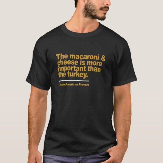 マカロニアンプチーズは Tシャツ (正面)