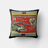 マカロニイタリアンラベル クッション (裏面)