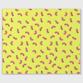マカロニチーズの包装紙 ラッピングペーパー (フラット)
