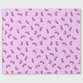 マカロニチーズの包装紙 ラッピングペーパー (フラット)