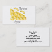 マカロニチーズシェフ 名刺 (正面/裏面)