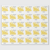 マカロニチーズデザイン ラッピングペーパー (フラット)