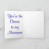 マカロニ及びチーズ愛カード シーズンカード (内部)